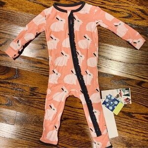 *NWT* KICKEE PANTS Romper, Size 9-12mo